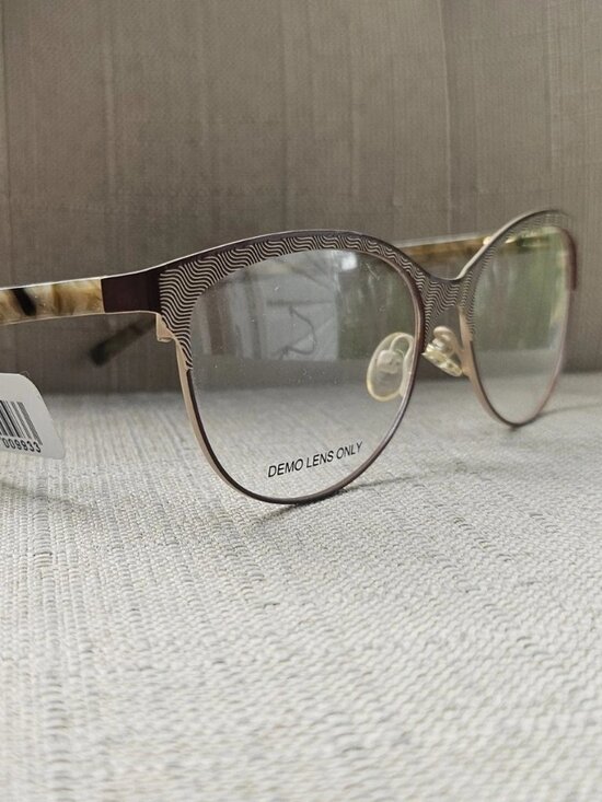 Women Eyeglasses Frame XREH41S Beige Brown Eyewear Glasses Frame NWT $70 main image 12